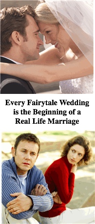 Every fairytale wedding begins a real life marriage.